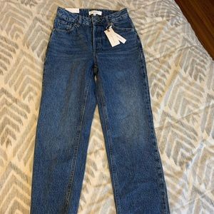 Dynamite High Rise Straight Leg Jeans (Gisele)